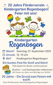 Förderverein Jubiläum